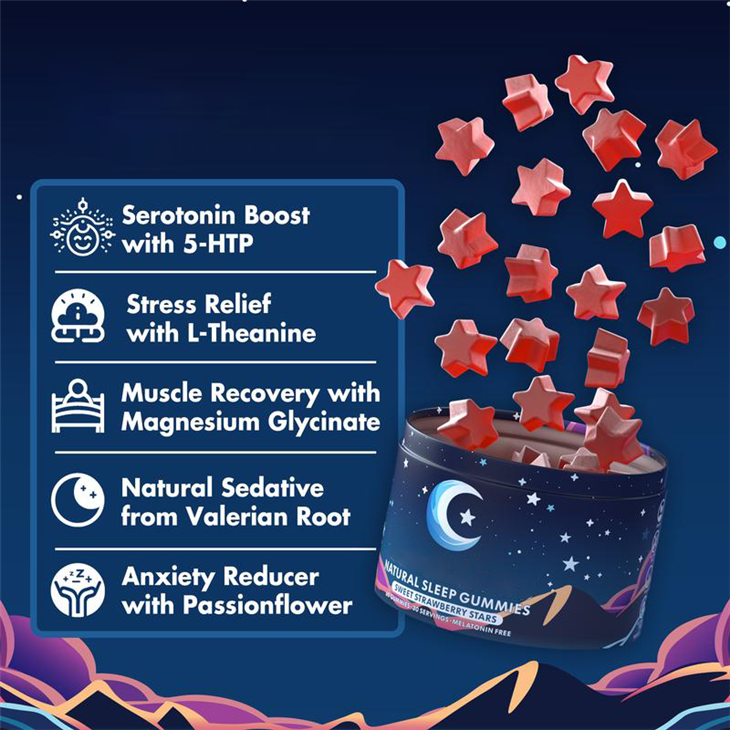 Valerian Root Extract Natural Sleep Gummies
