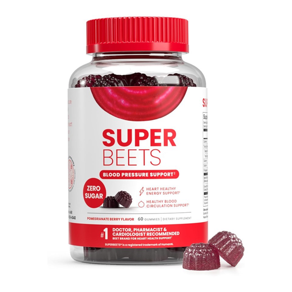 SuperBeets Heart Gummies - nulla cukor