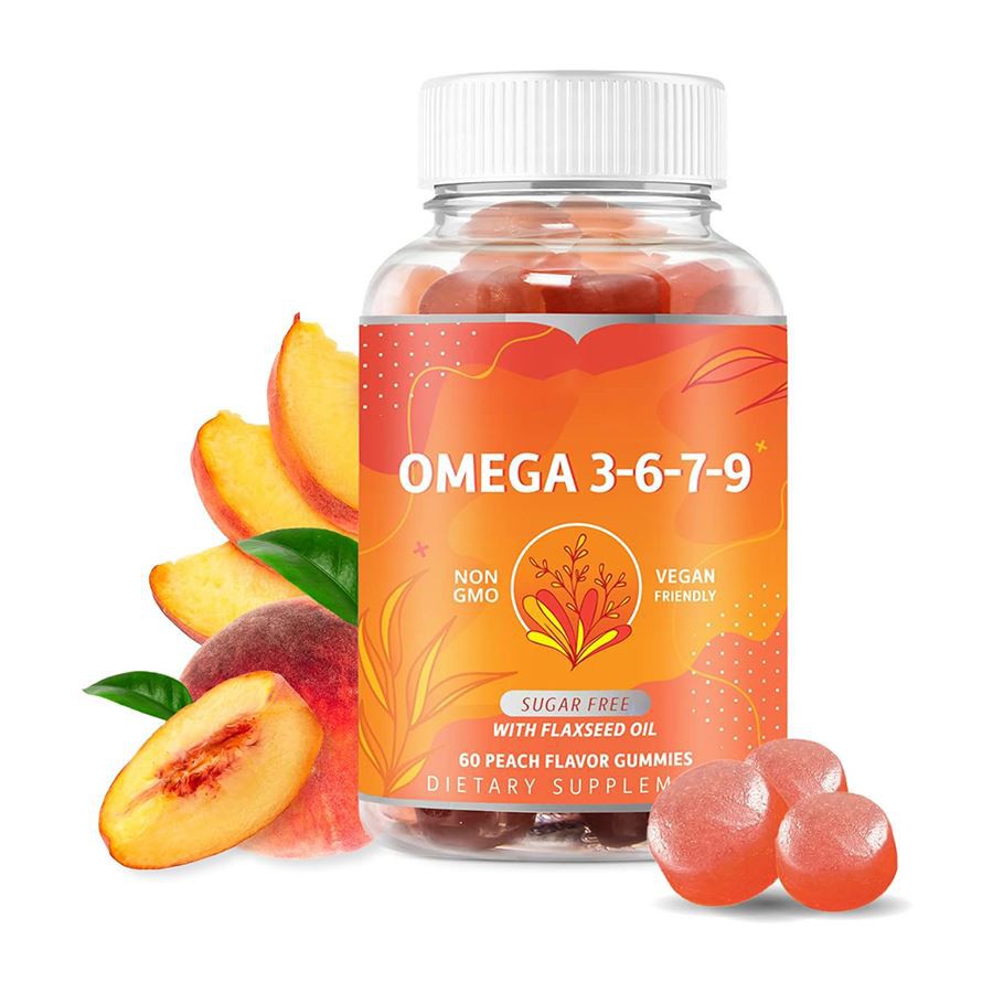Omega 3 6 7 9 Gummies finom, családbarát étrend-kiegészítő
