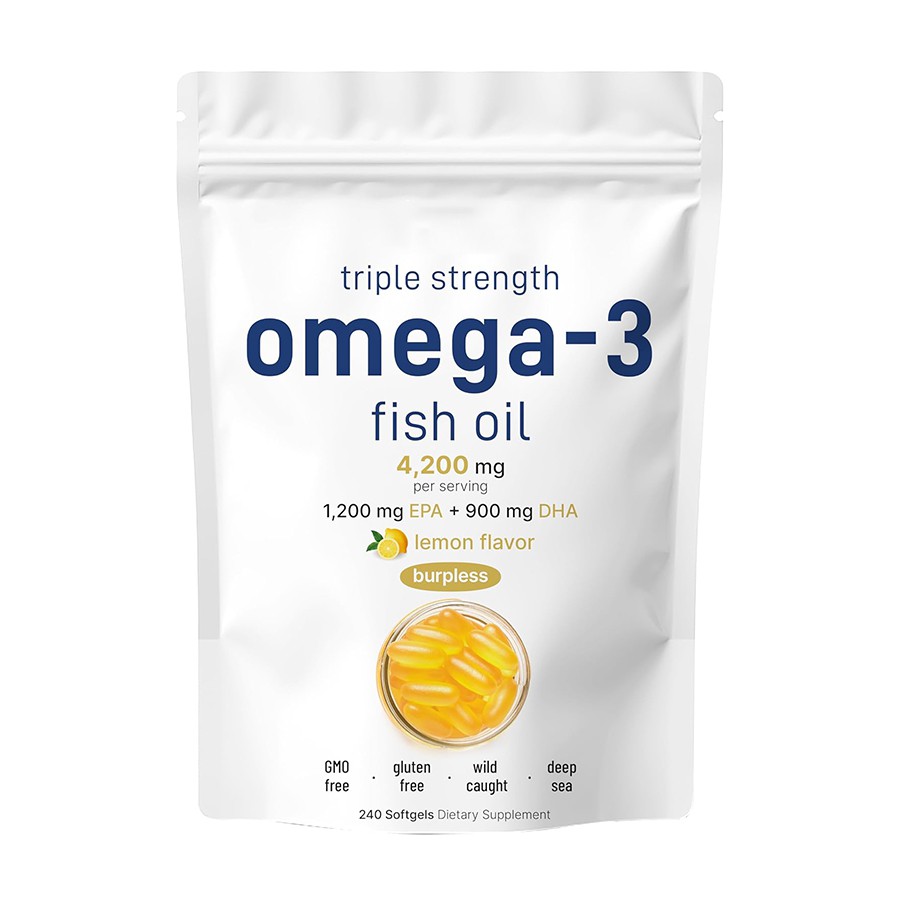Triple Strength Omega 3 halolaj Micro Ingredients Vitamin Angels